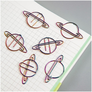 Скрепки фигурные 31мм, 6 шт. Meshu 'Planets' 4