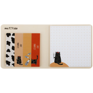 Флажки-закладки и самоклеящиеся блоки в наборе MESHU "Right cat"