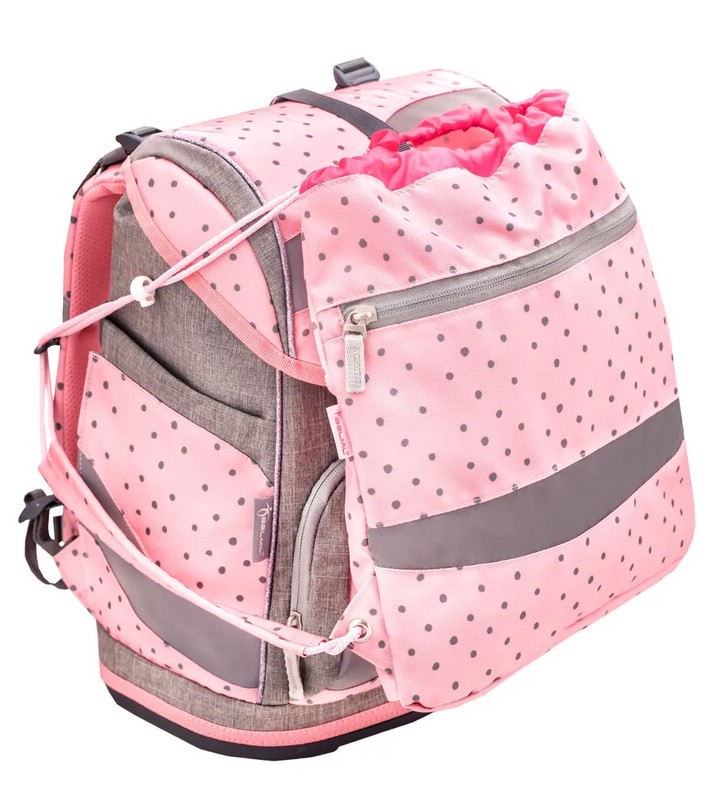 Ранец Smarty Pink Dots 2 с наполнением (мешок для обуви)
