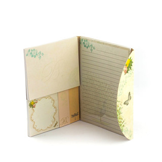 Блокнот А6 72л 'Цветы и птицы' Alingar, склейка + закладки-флажки, обложка ассорти. Цена за 1шт. 5