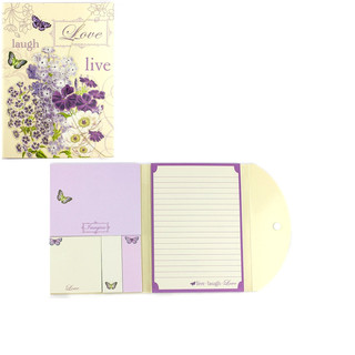 Блокнот А6 72л 'Цветы и птицы' Alingar, склейка + закладки-флажки, обложка ассорти. Цена за 1шт. 6