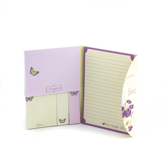 Блокнот А6 72л 'Цветы и птицы' Alingar, склейка + закладки-флажки, обложка ассорти. Цена за 1шт. 7