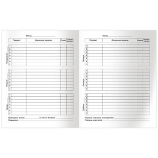 Дневник 1-4 кл. 48 л (твердый) BG 