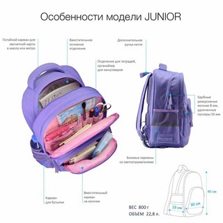 Рюкзак 'Sport pattern. Скейт' эргономичная спинка, Junior 4