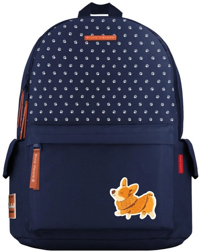 Рюкзак молодежный 'Городская прогулка. Корги' 