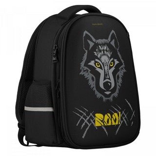 Рюкзак-капсула 'Взгляд зверя. Волк' с эргономичной спинкой, BrunoVisconti 2