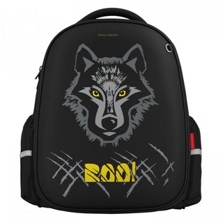 Рюкзак-капсула 'Взгляд зверя. Волк' с эргономичной спинкой, BrunoVisconti 1