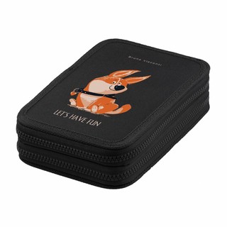 Пенал 'Забавный корги' 2 отделения, 200х130 мм, Bruno Visconti 1