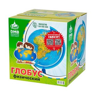 Глобус DMB интерактивный физический. Диаметр: 25 см 3