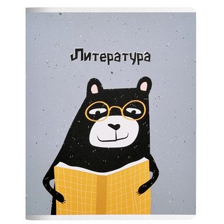 Тетрадь по литературе Be Smart. Silly, А5, 48 л, линейка, скрепка 1