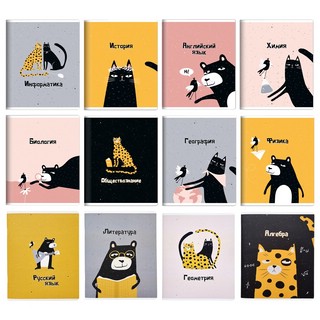 Тетрадь по обществознанию Be Smart. Silly, А5, 48 л, клетка, скрепка 4