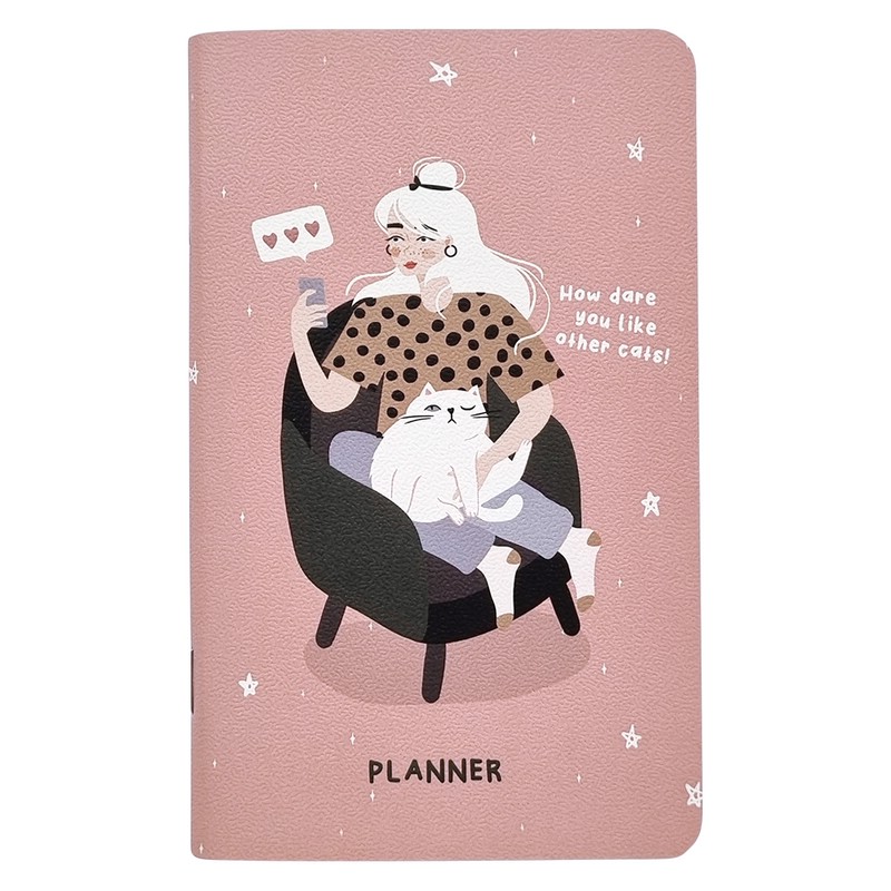 Планнер Blogger.кресло недатированный, 108х175 мм, 48 л, скрепка, Be Smart