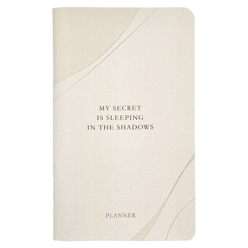 Планнер Nude.розовый недатированный, 48 л, 108х175 мм, скрепка, Be Smart