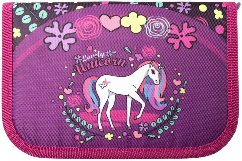 Пенал MagTaller.Lovely Unicorn с наполнением 27 предметов
