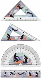 Набор геометрический HappyGraphix 'Самокаты' 4 шт в наборе 1