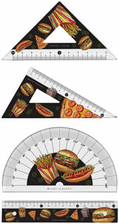 Набор геометрический HappyGraphix 'Гамбургер' 4 шт в наборе