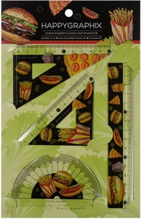 Набор геометрический HappyGraphix 'Гамбургер' 4 шт в наборе 2