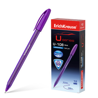 Ручка шариковая ErichKrause.U-108 Original Stick 1.0, Ultra Glide Technology, цвет чернил фиолетовый