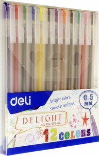 Набор ручек гелевых Delight, 12 цветов 2