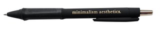 Ручка шариковая Aesthetics.черный, автоматическая, толщина линии 0.5 мм, цвет чернил синий, Be Smart