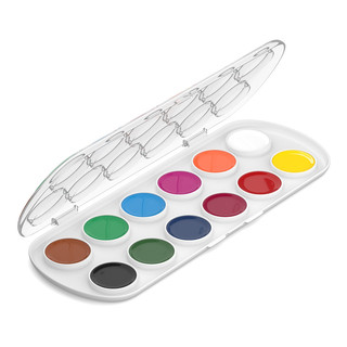 Краски акварельные 12 цветов, медовые, Erich Krause 2