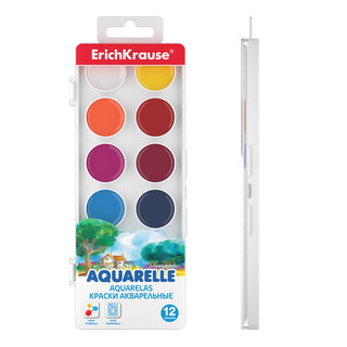 Краски акварельные 12 цветов, ErichKrause 4