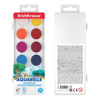 Краски акварельные 12 цветов, ErichKrause 5