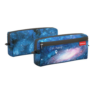 Пенал квадро с двумя отделениями Space 21х10х5 см, ErichKrause