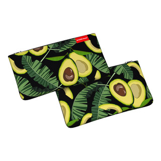 Пенал конверт 'Avocado Night' Light 22x12 см, ErichKrause