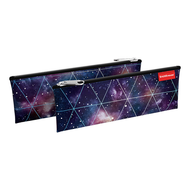 Пенал конверт 'Blue Stardust' 22х9 см, ErichKrause