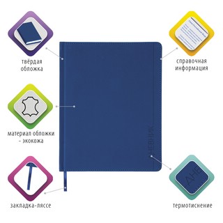 Дневник 1-11 класс 48 л., обложка кожзам (твердая) 'Vienna', Brauberg 2