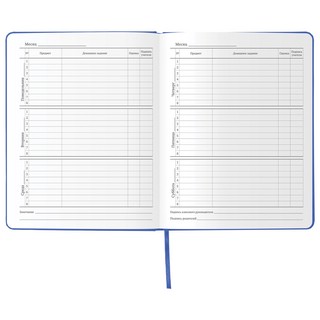 Дневник 1-11 класс 48 л., обложка кожзам (твердая) 'Vienna', Brauberg 5