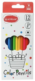 Набор цветных карандашей 12 цветов
