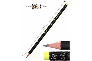 Карандаш чернографитный 'Acmeliae' с ластиком, HB. Цена за 1 шт.