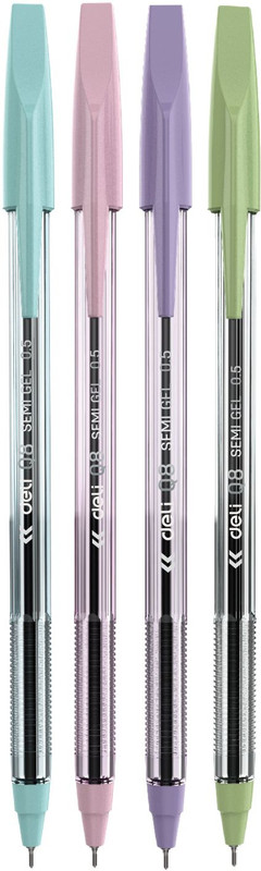 Ручка шариковая Deli Think EQ8-C, цвет корпуса в ассортименте. Цена за 1 шт.