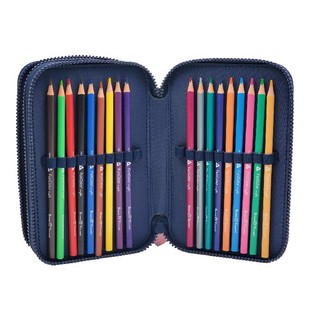 Пенал с наполнением 'Заяц Sweet Bunny' 27 предметов, 2 отделения, синий 5