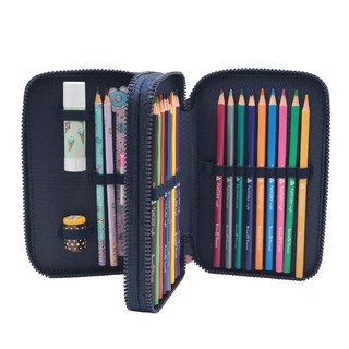 Пенал с наполнением 'Заяц Sweet Bunny' 27 предметов, 2 отделения, синий 6