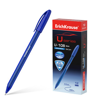 Ручка шариковая ErichKrause U-108 Original Stick 1.0, цвет чернил синий