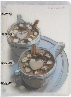 Тетрадь со сменным блоком 'Кофемания. Горячий шоколад' 80 лис...