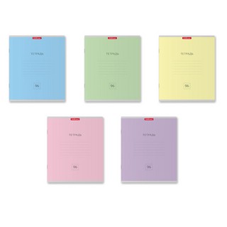 Тетрадь общая А5, 96 л, в линейку, на скрепке 'Классика' 2