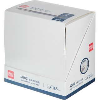 Карандаш механический DELI 0.5 мм, корпус металлический, 4 цвета в ассортименте, артикул S003 5