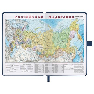 Ежедневник на 2023г А5, 138x213 мм, Brauberg.Control, под кожу, синий 5