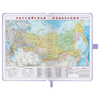 Ежедневник на 2023г А5, 138x213 мм, Brauberg.Control, под кожу, сиреневый 5