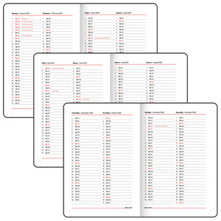 Ежедневник на 2023г А5, 138x213 мм, Brauberg.Legend, под кожу, серый 8