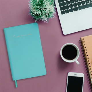 Ежедневник на 2023г А5, 138x213 мм, Brauberg.Pastel, под кожу, бирюзовый 14