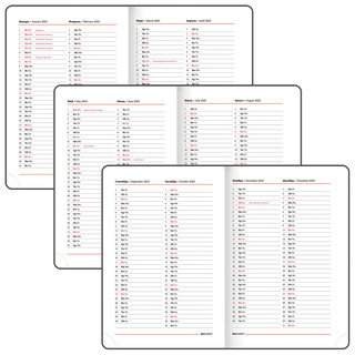 Ежедневник на 2023г А5, 138x213 мм, Brauberg.Profile, балакрон, светло-розовый 7