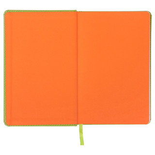 Ежедневник на 2023г А5, 138x213 мм, Brauberg.Rainbow, под кожу, зеленый 5