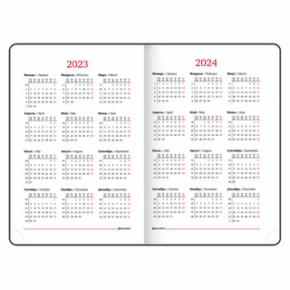 Ежедневник на 2023г А5, 138x213 мм, Brauberg.Rainbow, под кожу, зеленый 7