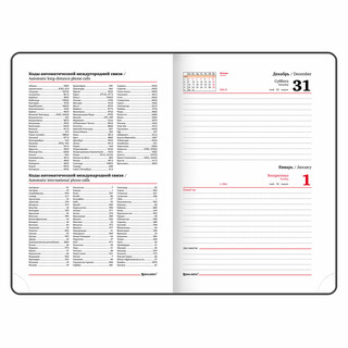 Ежедневник на 2023г А5, 138x213 мм, Brauberg.Rainbow, под кожу, зеленый 9