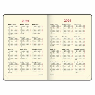 Ежедневник на 2023г А5, 138x213 мм, Brauberg.Stylish, под кожу, фиолетовый 9